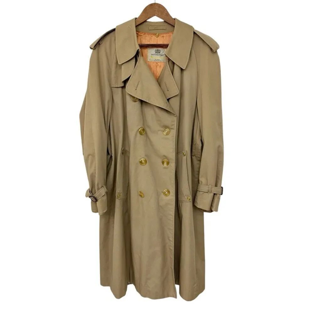 Aquascutum Aqua 5 Trench Coat Size 40